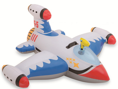 space ship swimming pool ride on toy fire water from guns